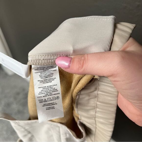 Ann Taylor Faux Leather Pull on Pant - Picture 11 of 13